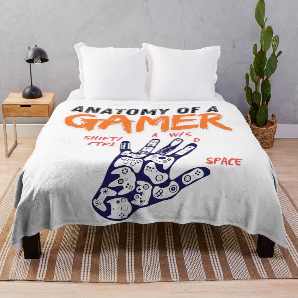 Item preview, Anatomy Of A Gamer Meme Skeleton Hand Funny Men Boys Kids designed and sold by Miumed.