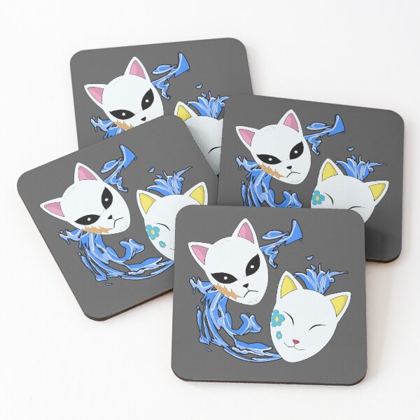 Item preview, Water Demon Kitsune Masks designed and sold by JCalvert-Design.