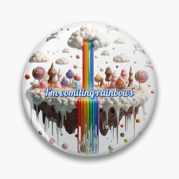 Item preview, I'm vomiting rainbows - unicorns designed and sold by NellyOhNelly.