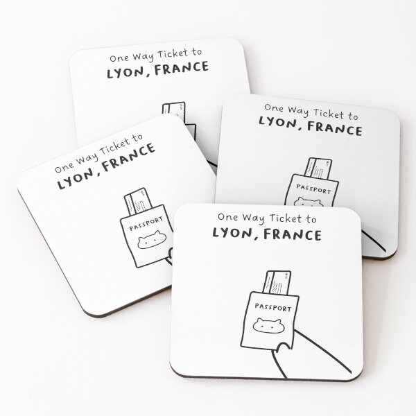 Item preview, "One Way Ticket to Lyon, France" | Travel, Vacation designed and sold by RM-Journey.