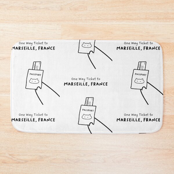 Item preview, "One Way Ticket to Marseille, France" | Travel, Vacation designed and sold by RM-Journey.
