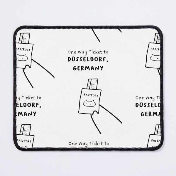 Item preview, "One Way Ticket to Düsseldorf, Germany" | Travel, Vacation designed and sold by RM-Journey.