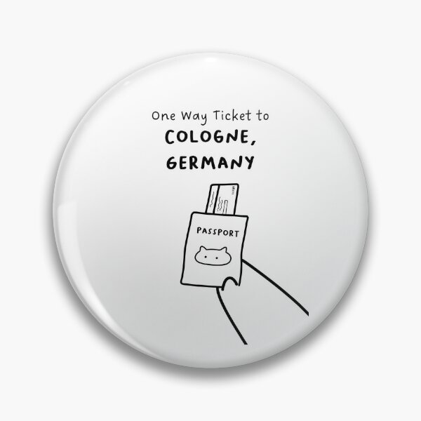 Item preview, "One Way Ticket to Cologne, Germany" | Travel, Vacation designed and sold by RM-Journey.