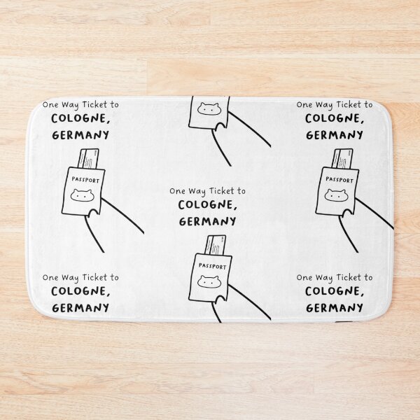 Item preview, "One Way Ticket to Cologne, Germany" | Travel, Vacation designed and sold by RM-Journey.