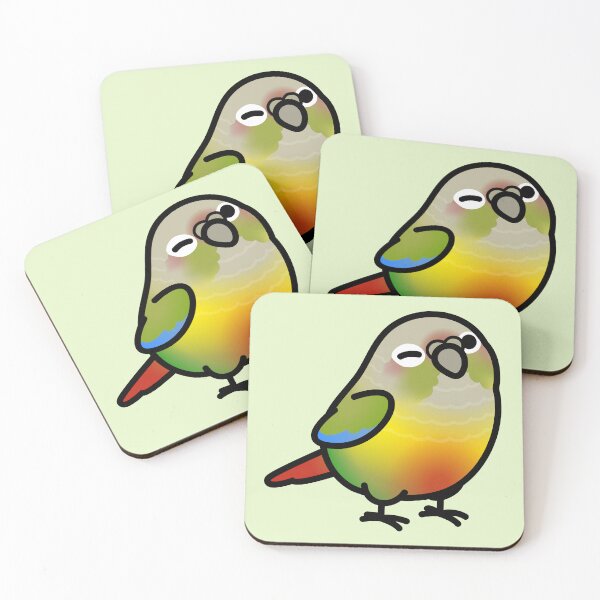 Item preview, Custom Pineapple Green Cheek Conure designed and sold by birdhism.