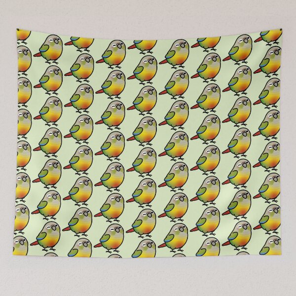 Item preview, Custom Pineapple Green Cheek Conure designed and sold by birdhism.