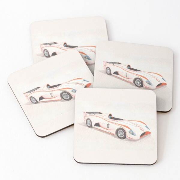 Item preview, White Race Car sketch #8 designed and sold by cosmosadventure.