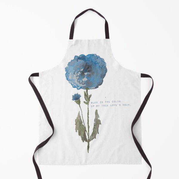 Item preview, Blue hair flower nonsensical designed and sold by Kara Draws.