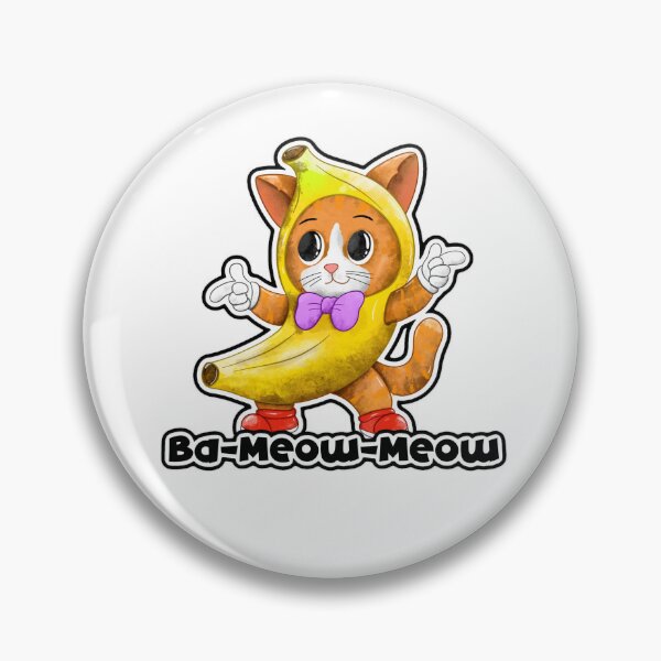 Item preview, Ba-meow-meow cat in banana suit designed and sold by LiamFitzpatrick.