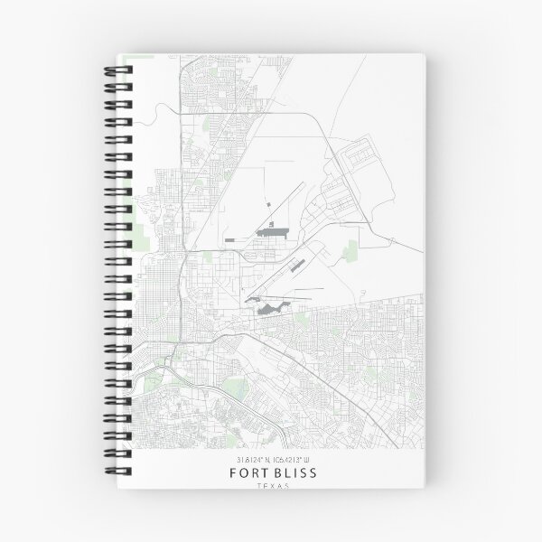 Item preview, Fort Bliss Map designed and sold by SHAMPAIN-ART-CO.