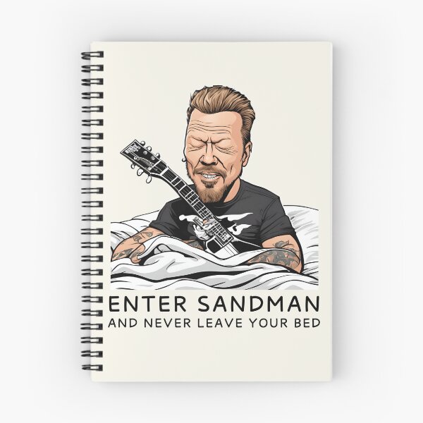 Item preview, Enter Sandman And Never Leave Your Bed designed and sold by Fanverse Merchandise.