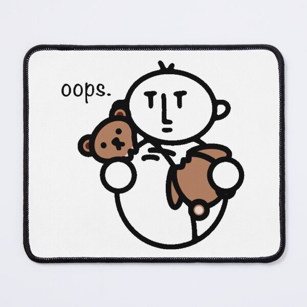 Item preview, judgemental baby - broken teddy bear - oops. designed and sold by Jasmine Froley.