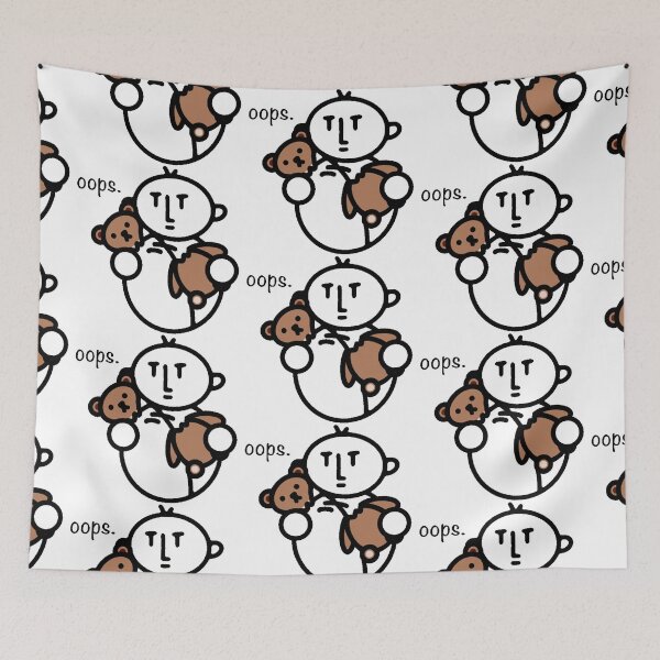 Item preview, judgemental baby - broken teddy bear - oops. designed and sold by Jasmine Froley.