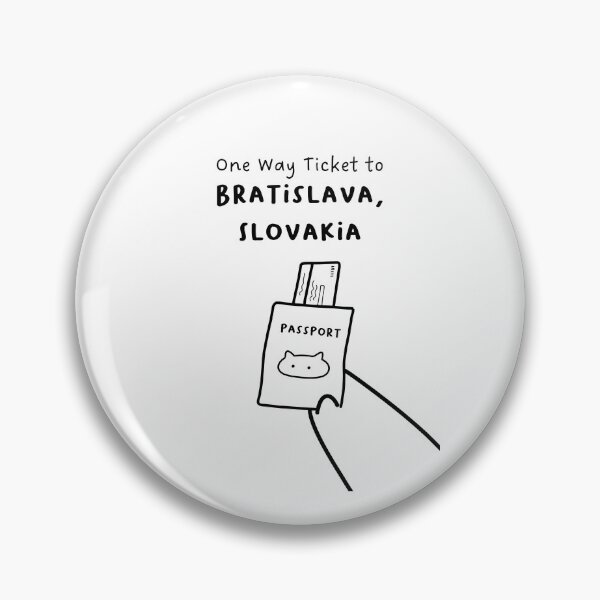 Item preview, "One Way Ticket to Bratislava, Slovakia" | Travel, Vacation designed and sold by RM-Journey.
