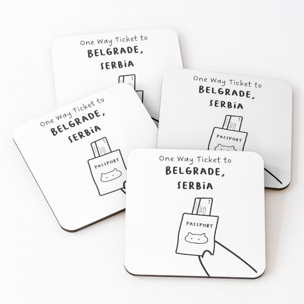 Item preview, "One Way Ticket to Belgrade, Serbia" | Travel, Vacation designed and sold by RM-Journey.