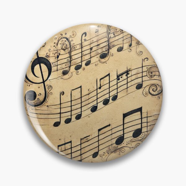 Item preview, Ancient Musical Score Digital Art designed and sold by aleloro.