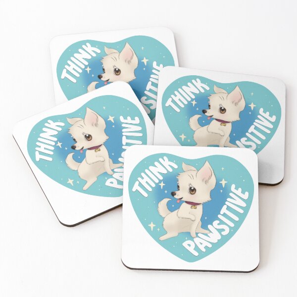 Item preview, Think Pawsitive - Encouragement Puppy designed and sold by Larissa Melnik.