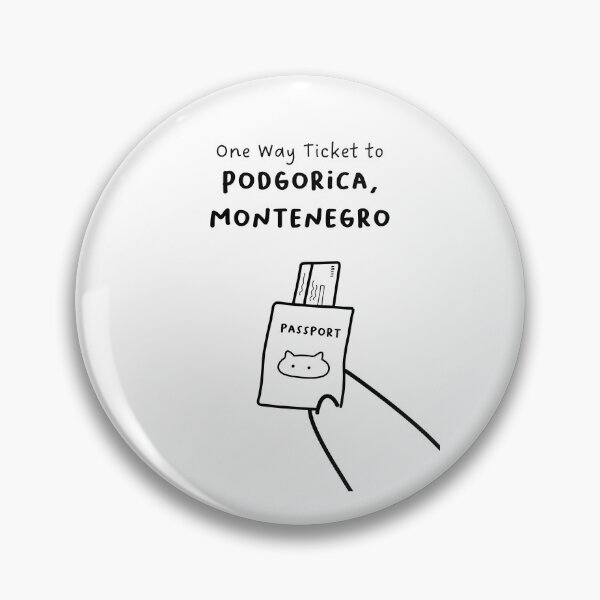 Item preview, "One Way Ticket to Podgorica, Montenegro" | Travel, Vacation designed and sold by RM-Journey.