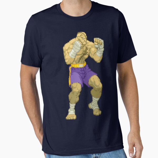 Vista previa del artículo con la obra «Postura Sagat Alfa», diseñado y vendido por ropified.