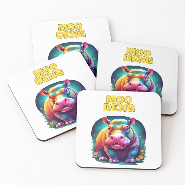 Item preview, Moo Deng the Happy Hippo designed and sold by GorinART.