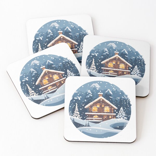 Item preview,  Snowy Cabin Logo, funny, gifts, merry, time, winter,  designed and sold by Ewelina  Niemiec.