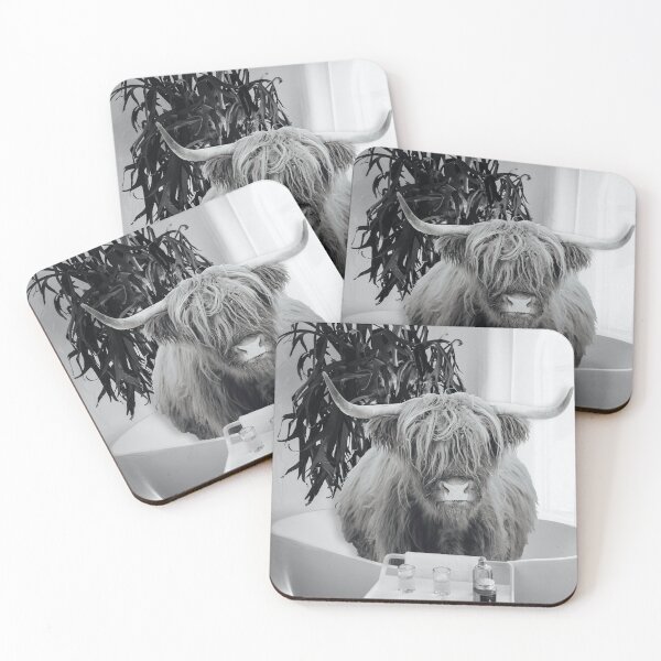 Item preview, Highland Cow in the Bathtub designed and sold by ColorFlowArt.