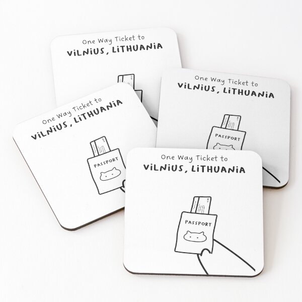 Item preview, "One Way Ticket to Vilnius, Lithuania" | Travel, Vacation designed and sold by RM-Journey.