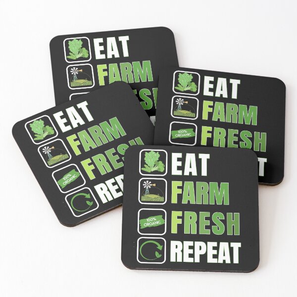 Item preview, Eat Farm Fresh Repeat - Healthy Life from Organic Farmer's Market  designed and sold by Oz64.