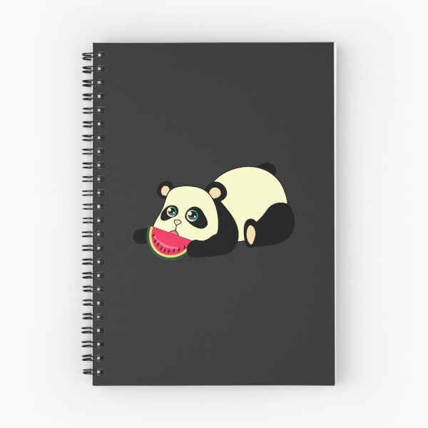 Item preview, panda really loves to eat watermelon designed and sold by leylakidesign.
