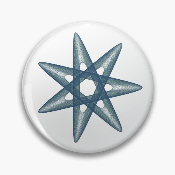 Item preview, Seven Pointed Spiro Star designed and sold by JWCoenMathArt.