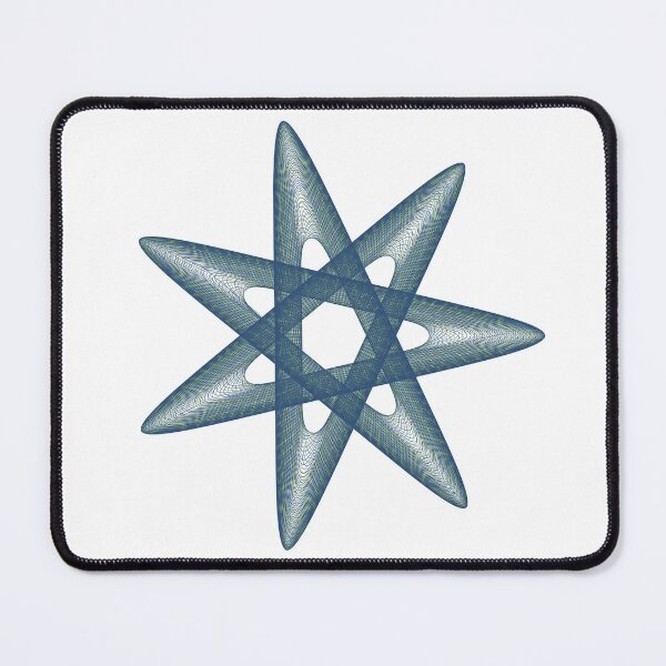 Item preview, Seven Pointed Spiro Star designed and sold by JWCoenMathArt.