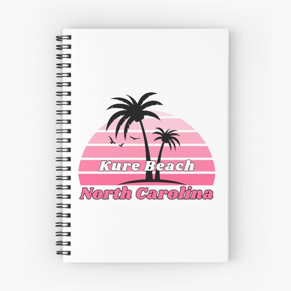 Item preview, Retro Kure Beach North Carolina Palm Tree at Sunset designed and sold by karmdaf.