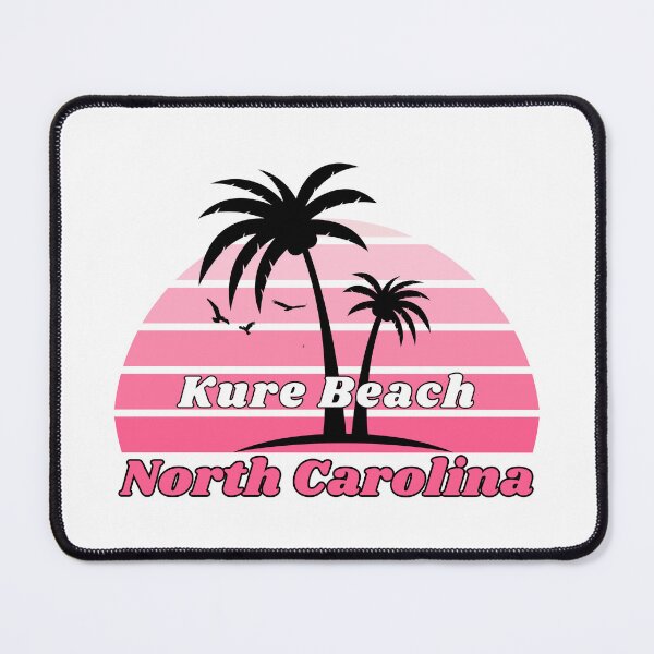 Item preview, Retro Kure Beach North Carolina Palm Tree at Sunset designed and sold by karmdaf.