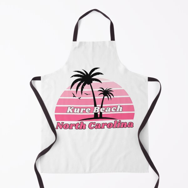 Item preview, Retro Kure Beach North Carolina Palm Tree at Sunset designed and sold by karmdaf.