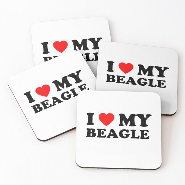Item preview, I Love My Beagle Heart Dog Gift designed and sold by Guarddogdrive.