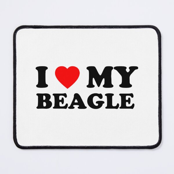 Item preview, I Love My Beagle Heart Dog Gift designed and sold by Guarddogdrive.