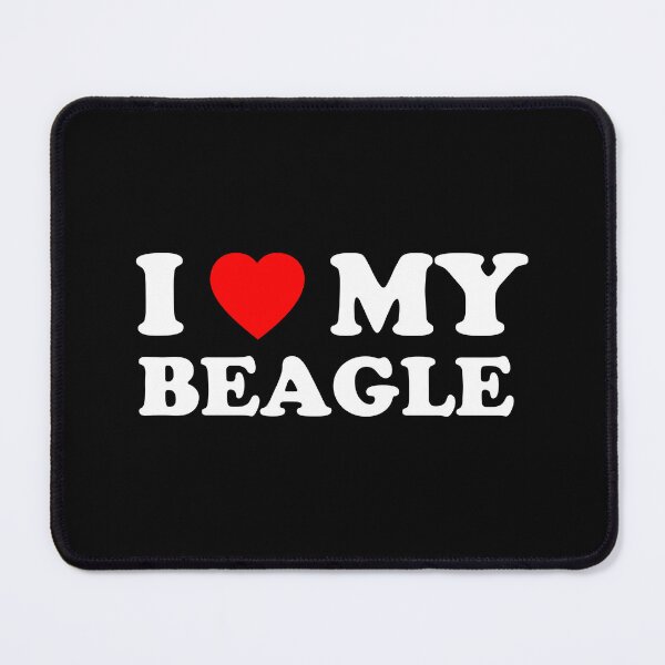 Item preview, I Love My Beagle Heart Dog Gift designed and sold by Guarddogdrive.