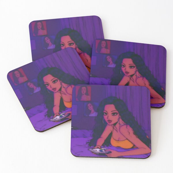 Item preview, girl waiting for message designed and sold by MarstaKola.
