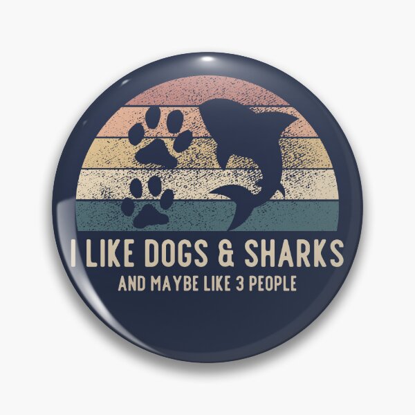 Item preview, Funny Dogs Sharks Lover Retro Vintage designed and sold by engsasa.