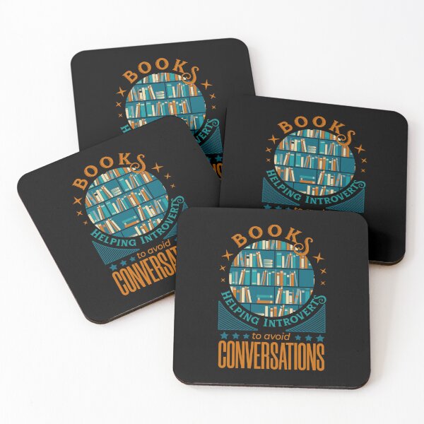Item preview, books helps introverts to avoid conversations designed and sold by KaiLabsArt.