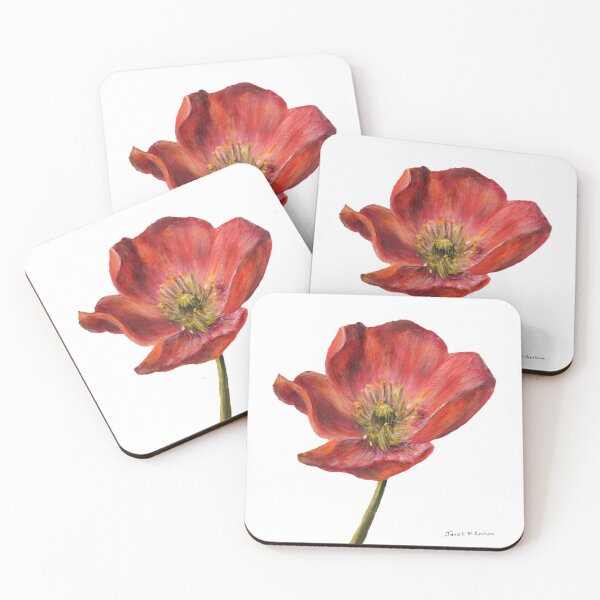 Artikelvorschau, Mohnblume - Rote Blume - Mit Blumen entworfen und verkauft von JanetMGraham.
