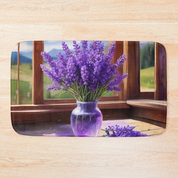 Item preview, Lavender in bloom designed and sold by PawPrintedArt.