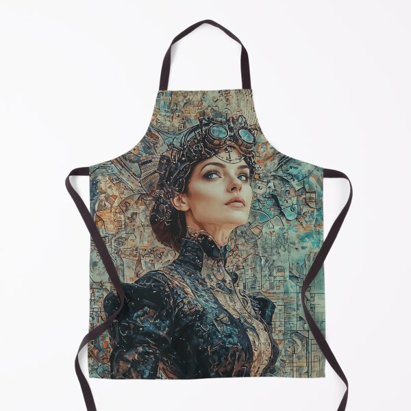 Item preview, Cybernetic Elegance: A Fusion of Humanity and Machine designed and sold by oanaunciuleanu.