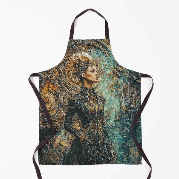Item preview, Cybernetic Elegance: A Fusion of Humanity and Machine designed and sold by oanaunciuleanu.
