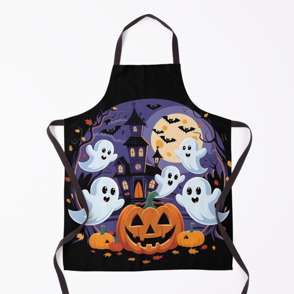 Item preview, Halloween Scene with Ghosts designed and sold by Ambient Mind Design.