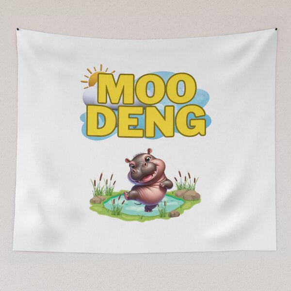 Item preview, Moo Deng Dancing Hippo designed and sold by GorinART.