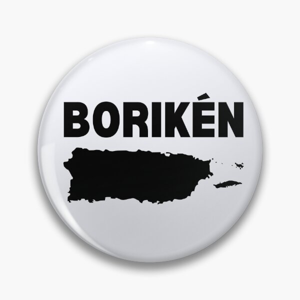 Item preview, Borikén island in black - pocket design minimalist designed and sold by DesignCollectiv.