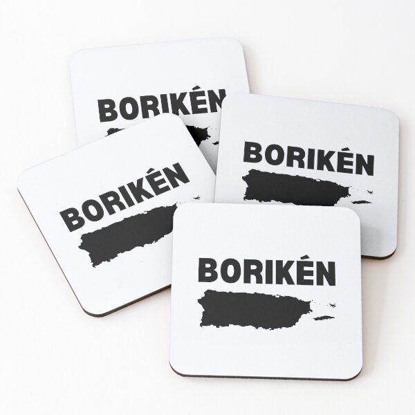 Item preview, Borikén island in black - pocket design minimalist designed and sold by DesignCollectiv.
