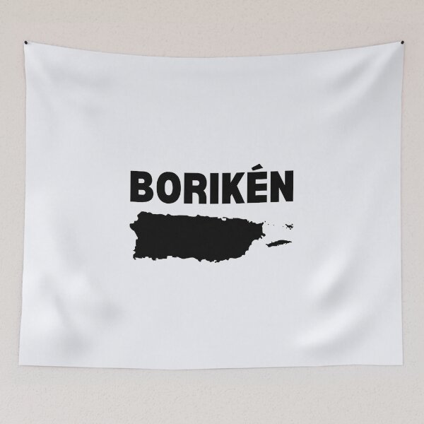Item preview, Borikén island in black - pocket design minimalist designed and sold by DesignCollectiv.