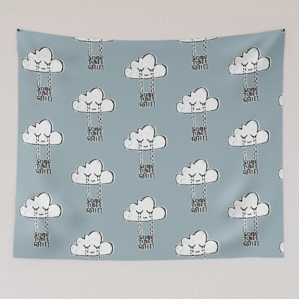 Item preview, Rain, sometimes rain designed and sold by badlydrawnbabe.